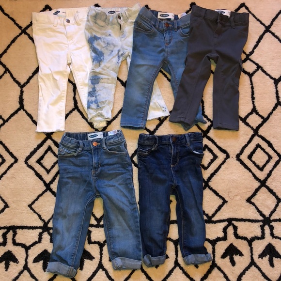 Old Navy Other - Toddler girl Old Navy Pant Lot set of 6 pairs!